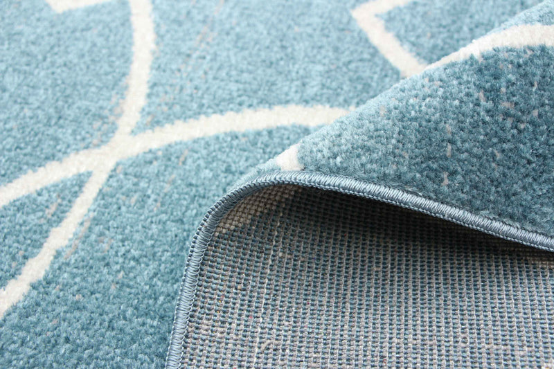 Terali Turquoise Machine Washable Area Rug - 8'0\" x 10'0\"