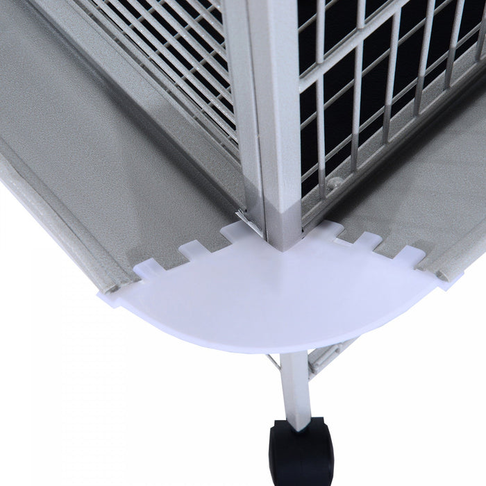 Pawhut 63.5\" Bird Cage For Cockatiels, Conure, African Greys, Porcupines, Indian Ringnecks, Parrot C