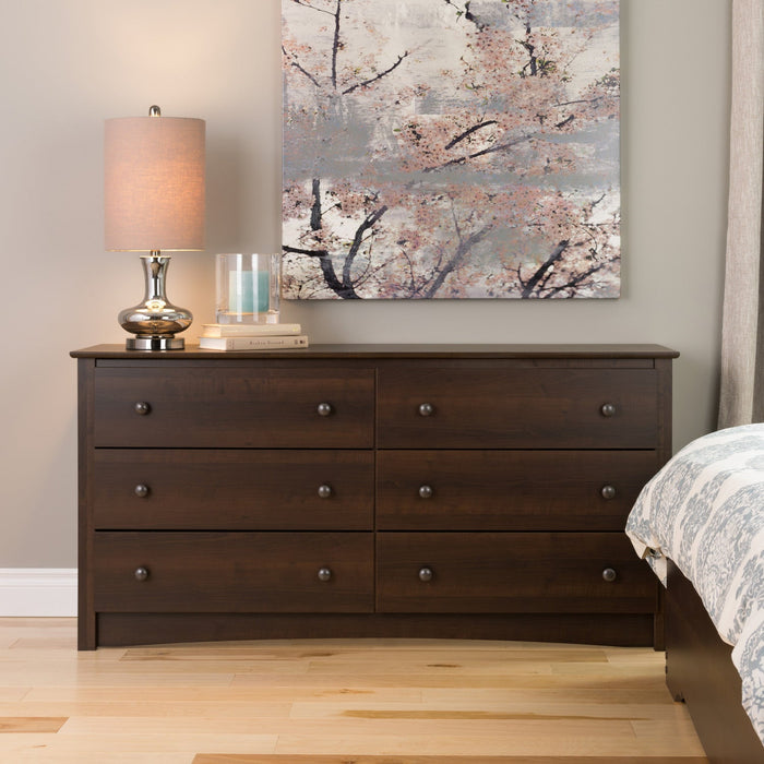 Fremont 6-Drawer Dresser - Espresso