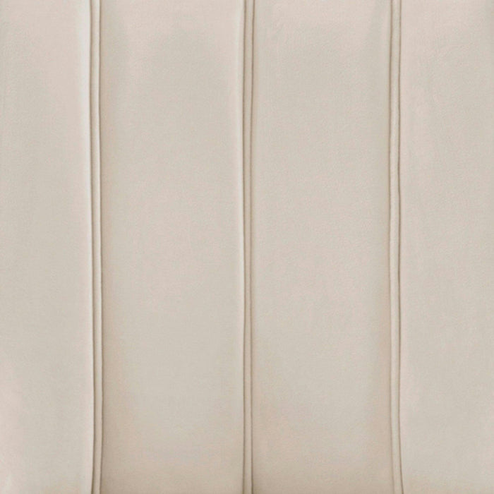Eda Modern Wood Armchair in Cream Dining Chair 