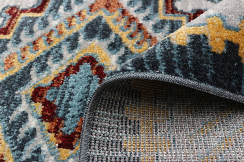 Gypsy Grey Machine Washable Area Rug - 2'6\" x 8'0\"