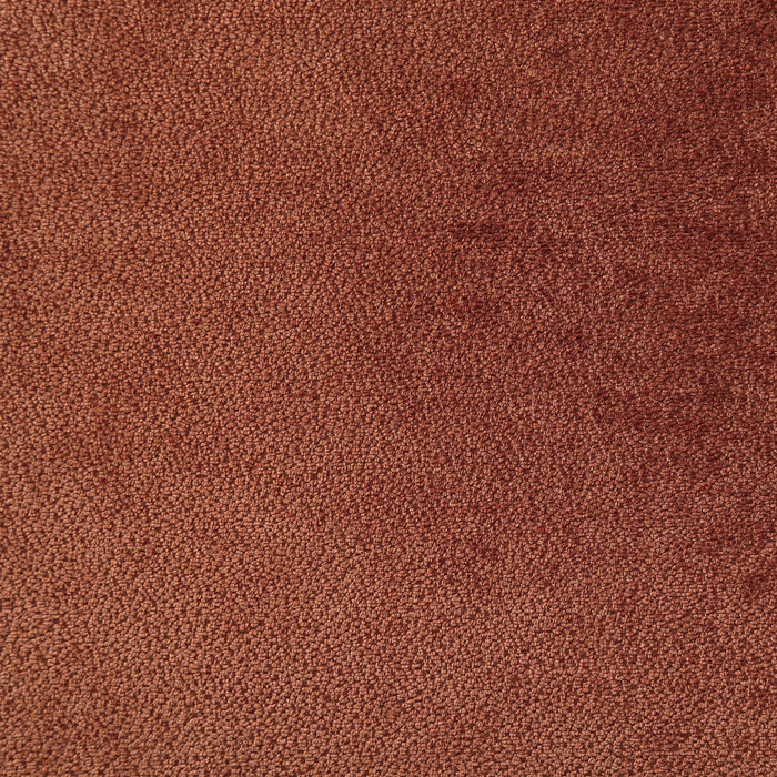 Concord Modern Glam Chenille Accent Bench in Terracotta 