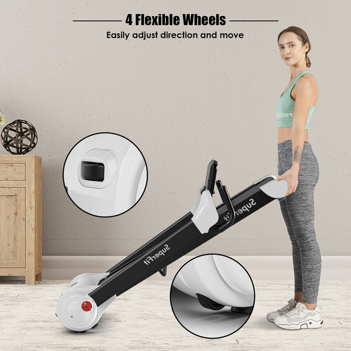 Superfit 2.25hp Folding Electric Motorized Treadmill W/ Speaker
