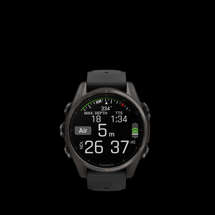 Garmin Fēnix 8 Amoled Sapphire Smartwatch 43mm - Gps, Compass, Gyroscope And Barometric Altimeter 