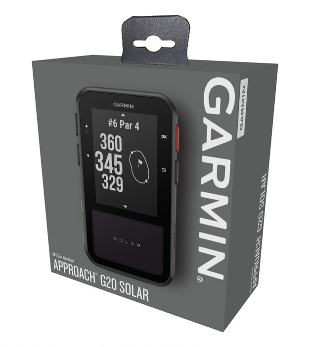 Garmin Approach G20 Solar Course Caddy - 2.2\" Sunlight Readable Handheld Golf Gps, Virtual Coach Wit