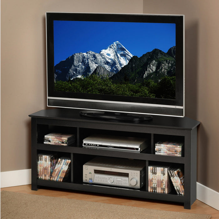 Vasari Corner Flat Panel Plasma and LCD TV Console - Black