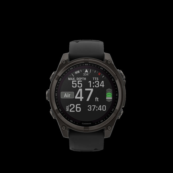 Garmin Fēnix 8 Solar Sapphire Smartwatch 47mm - Gps, Compass, Gyroscope And Barometric Altimeter 
