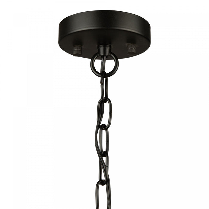 Perris 5-Light Black Chandelier 