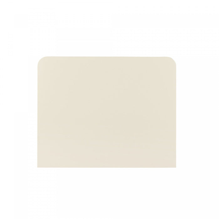 Ella Modern 20\" Nightstand in Cream (1-Drawer) 