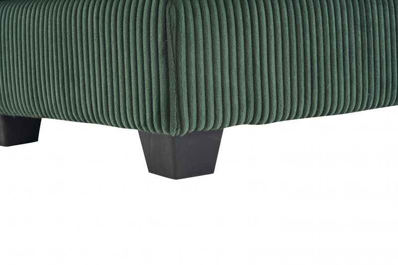 Liam 46.9\" Modern indoor corduroy sofa with 2 soft cushions ,Green Sofa  