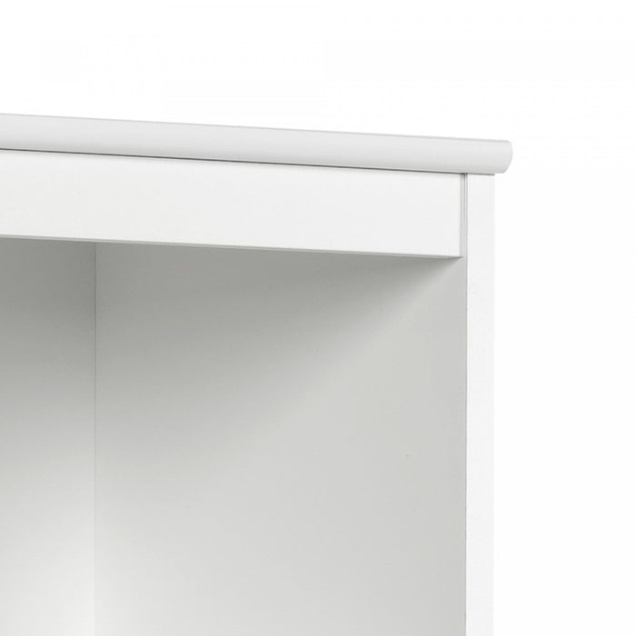 2-shelf Narrow Hall Tree - White (set Of 2) 