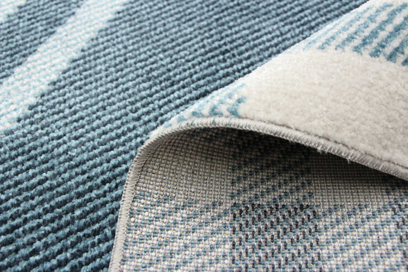Roma Blue Machine Washable Area Rug - 8'0\" x 10'0\"