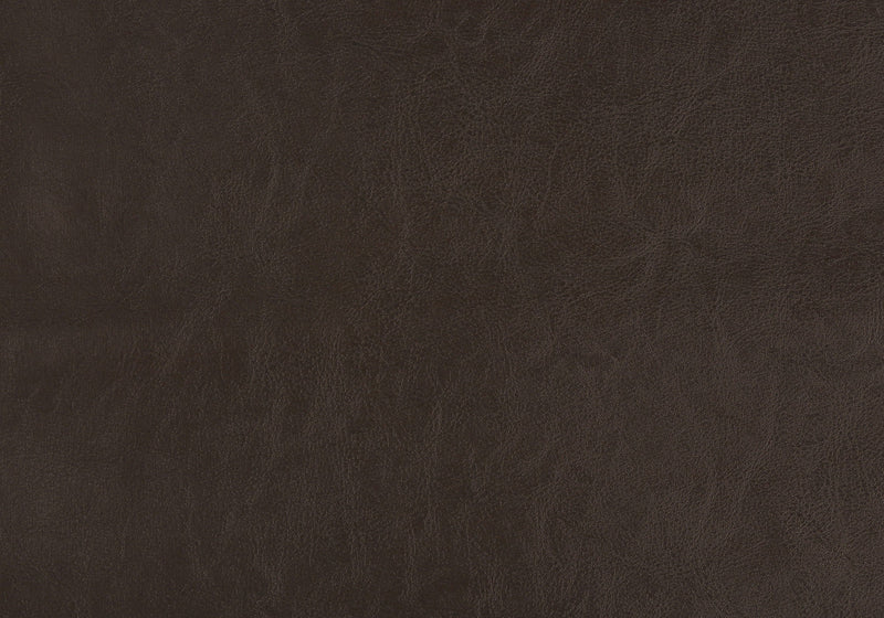 Dining Chair Set of 2 Kitchen Dining Room Brown Leather-Look Brown Wood Legs Transitional