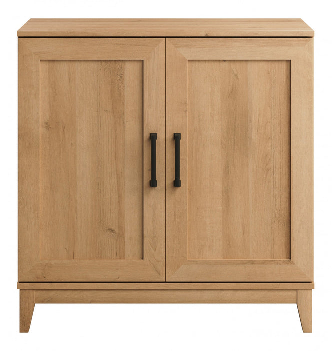 Modulr 1 Adjustable Shelf Accent Cabinet - Natural Oak 