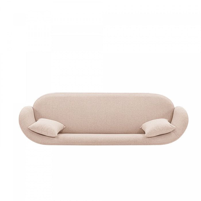 Siri Modern 2-Piece Sofa Set in Wheat 