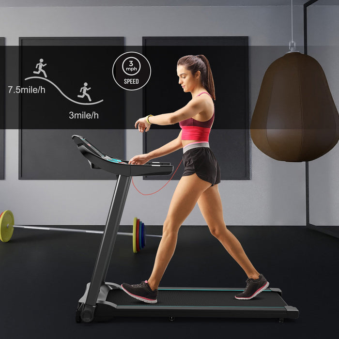 Superfit 2.25hp Electric Running Machine Treadmill Bluetooth Speaker App Control