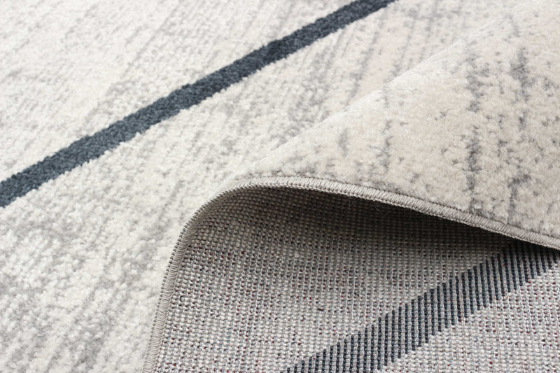 Damali Ivory/Blue Machine Washable Area Rug - 8'0\" x 10'0\"