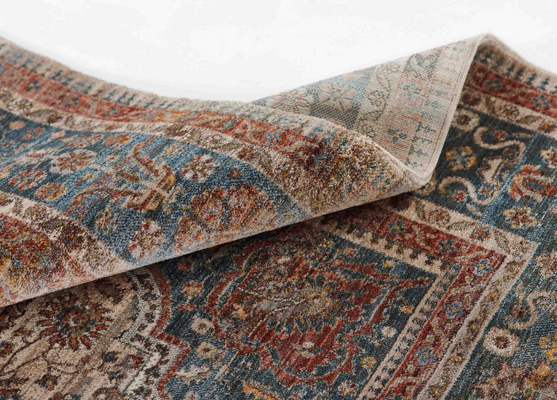 Irina Traditional 8'0\" x Area Rug in Multi Indoor Area Rug 