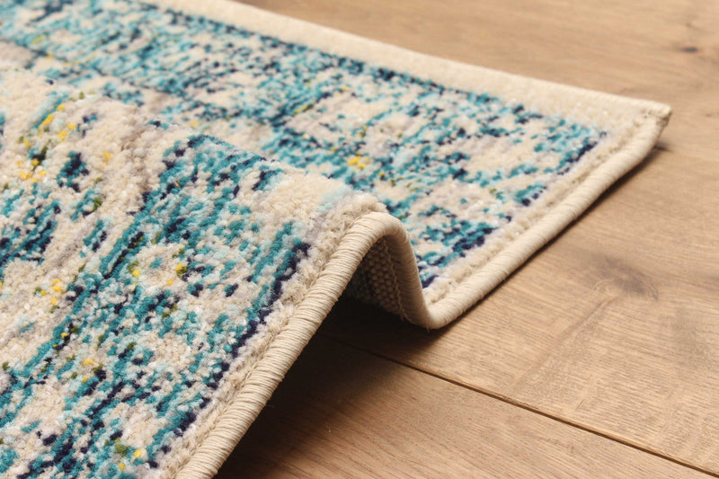 Daria Blue Rug 2'8\" x 8'2\" 