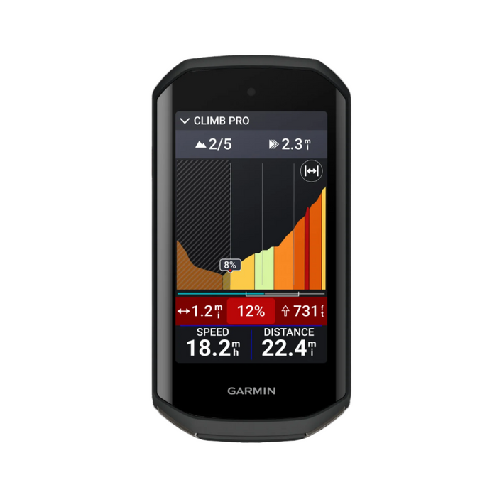 Garmin Edge 1050 Premium Cycling Computer - Vivid Color Touchscreen Display, Built-in Speaker, Advan