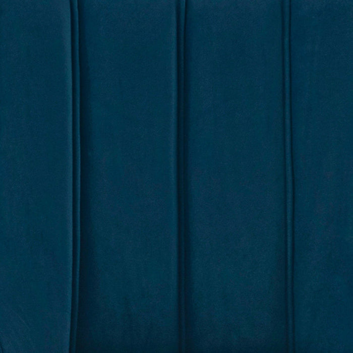 Eda Modern Wood Upholstered Dining Chair in Midnight Blue - Set of 2 
