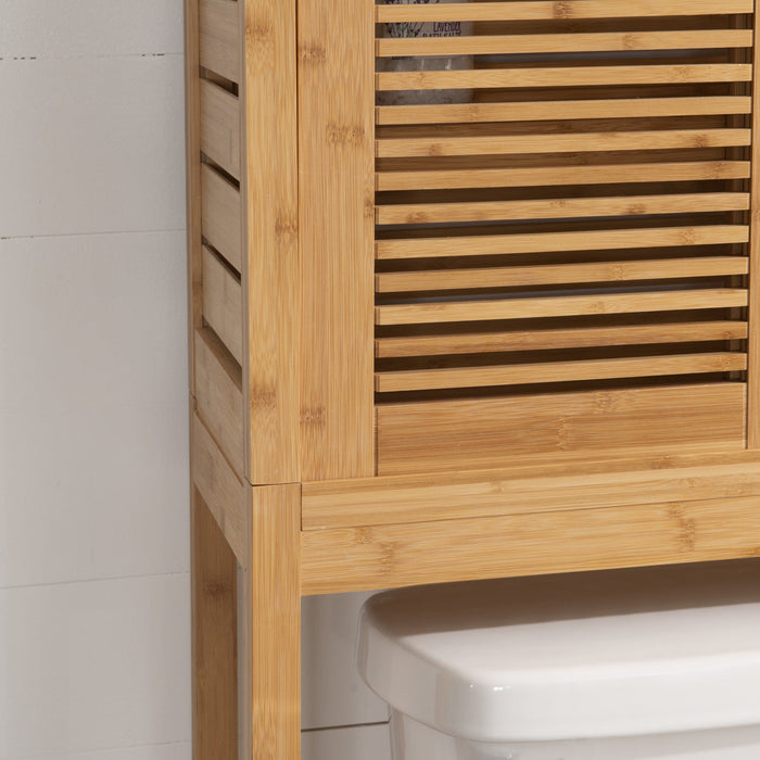 Bracken Bamboo Space-Saver Accent Cabinet - Natural
