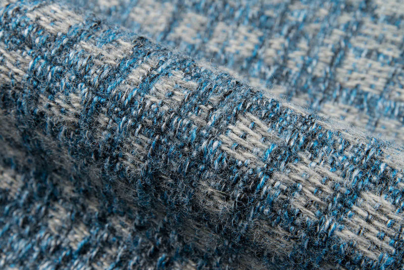 Nayah Contemporary 2'0\" x 6'0\" Runner Rug in Blue Indoor Area Rug 
