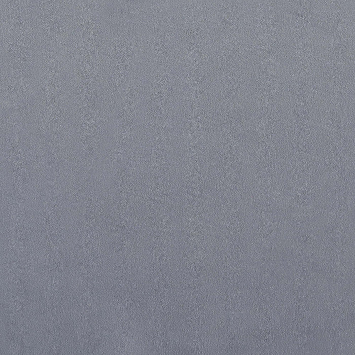Abigail Mid-Century Modern Upholstered Velvet Accent Bench in Gray 