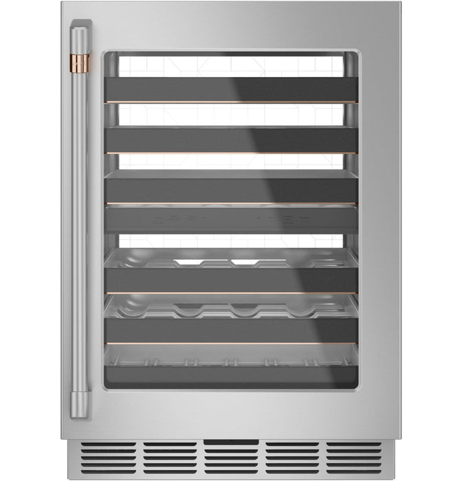 Café Brushed Stainless Wine and Beverage Centre Handle Kit - CXQW1H1PPSS 