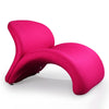 Manhattan Comfort Rosebud Wool Blend Accent Chair - Fuchsia