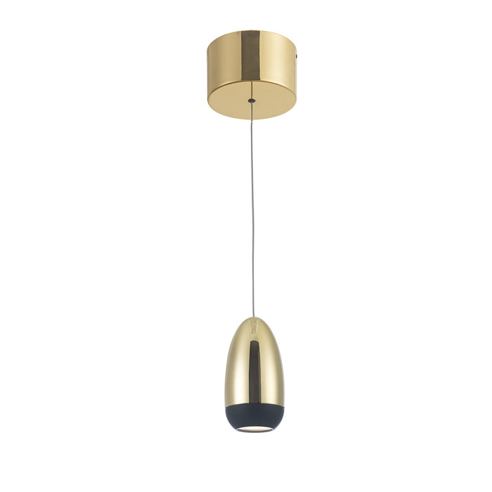 Royal Pearl Gold Integrated LED Pendant