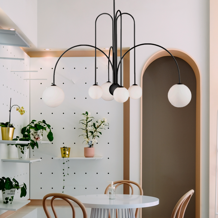 Comet 6-Light Chandelier 