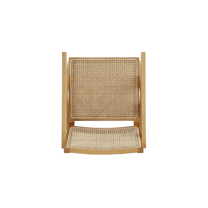 Manhattan Comfort Hamlet Accent Chair - Natural Cane