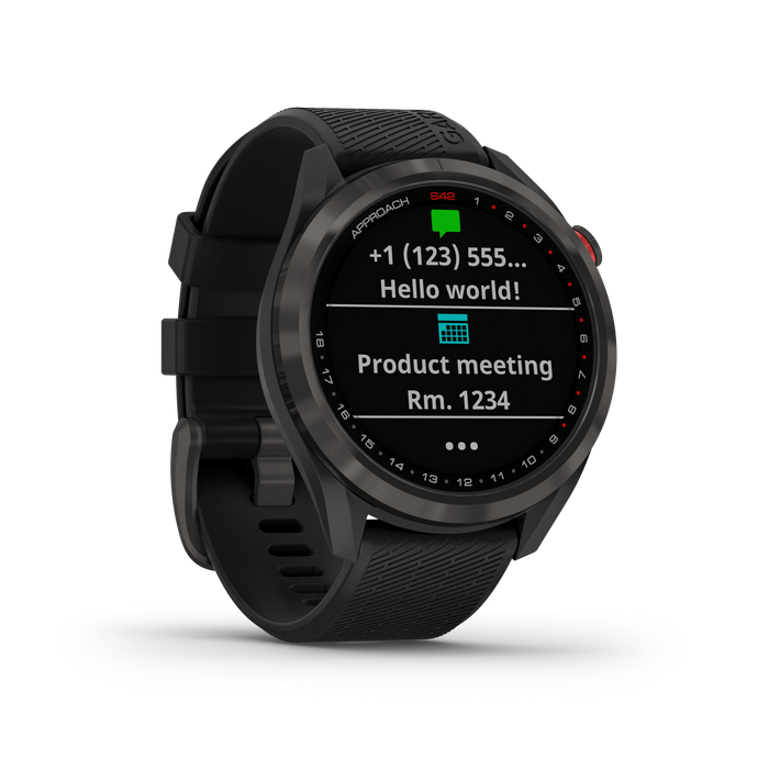 Garmin Approach® S42 Gps Golf Smartwatch - Fitness Tracker W/ Multi-gnss Support - Gunmetal