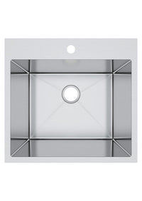 Bristol Sinks Top Mount Stainless Steel Single Bowl Laundry Sink - B1205