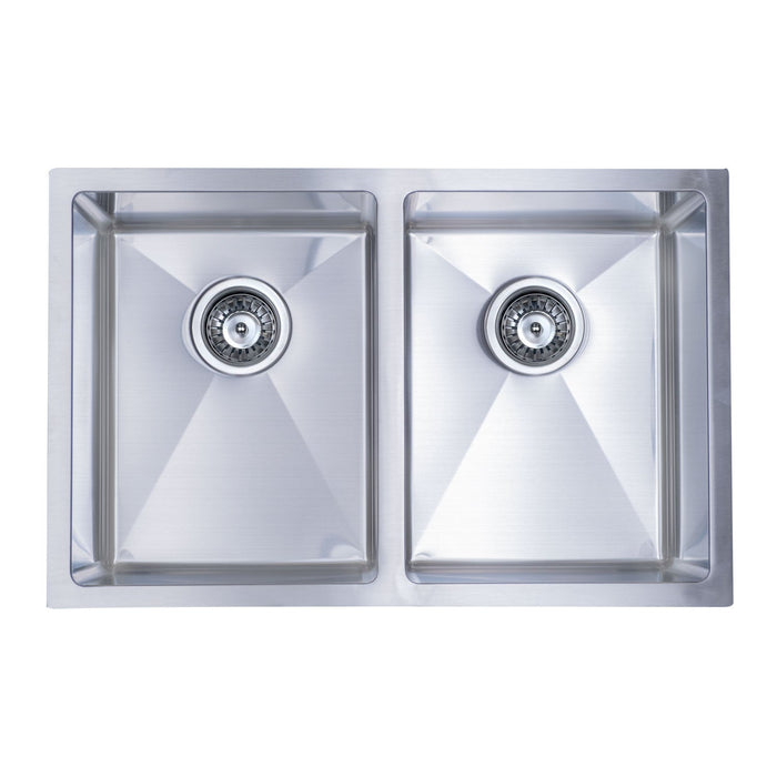 Bristol Sinks Undermount Stainless Steel Double Kitchen Sink - B1911