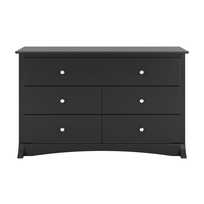 Jade Kids 6-Drawer Dresser - Black