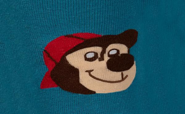 Brickley Bear Adult Socks -  French Text Version