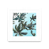 \"Palm 03\" Matted and Framed White 36x36 Wall Art