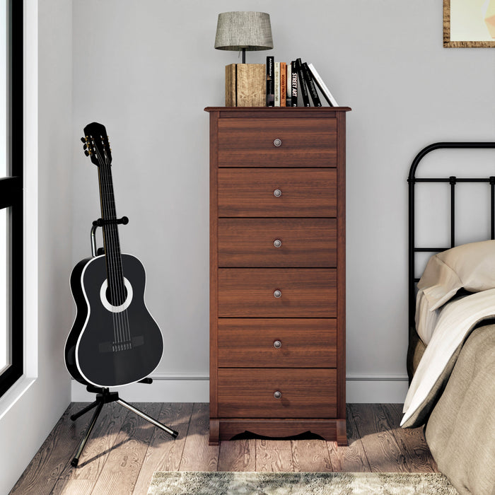 Monterey Tall 6-Drawer Chest - Cherry