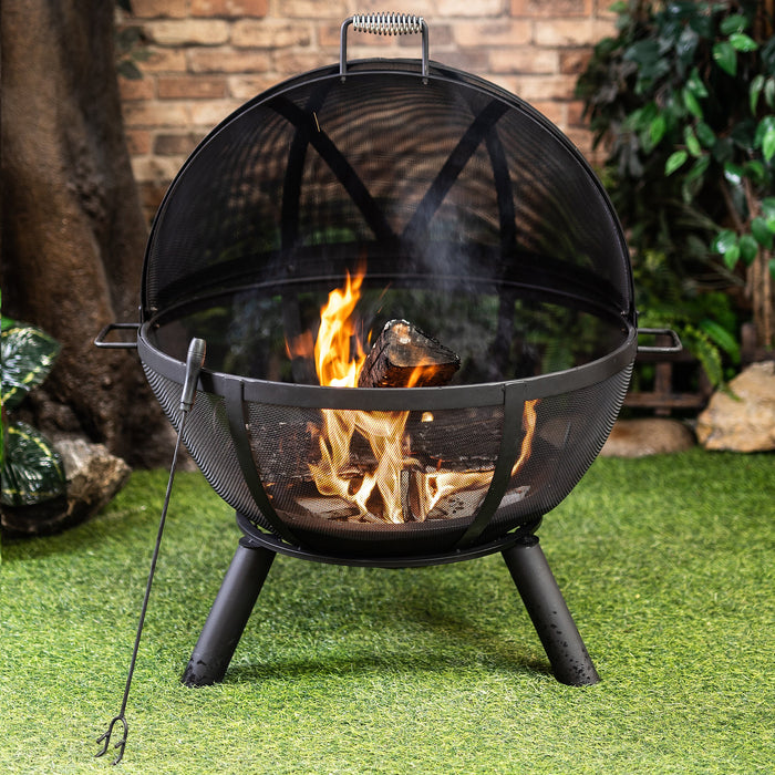 Deko Living Wood Burner Sphere Fire Pit