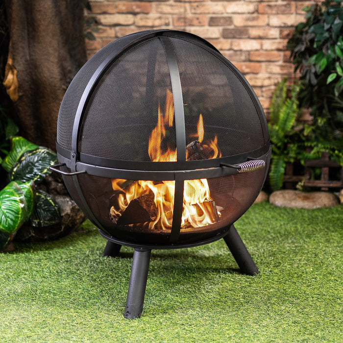 Deko Living Wood Burner Sphere Fire Pit
