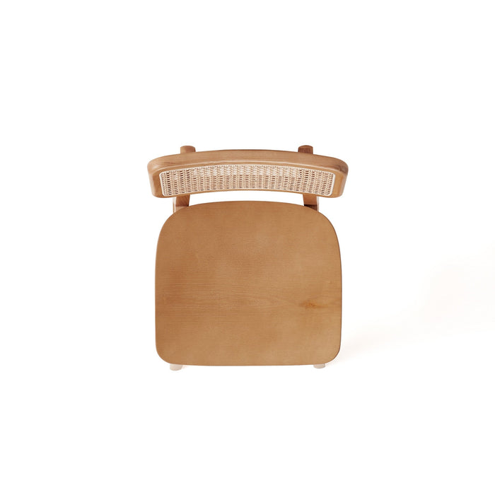Manhattan Comfort Versailles Counter Height Barstool - Natural Cane