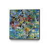 \"Carpe Diem 2\" Canvas Framed Black 20x20 Wall Art