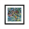 \"Carpe Diem 2\" Matted and Framed Black 30x30 Wall Art