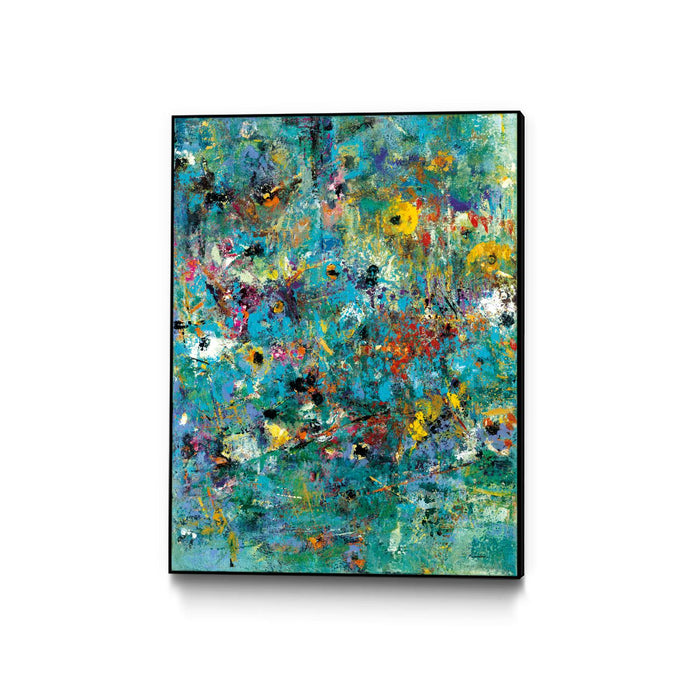 \"Carpe Diem 3\" Canvas Framed Black 18x24 Wall Art