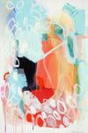 \"Cherry Creamsicle Love\" Giant Art 72x48 Wall Art