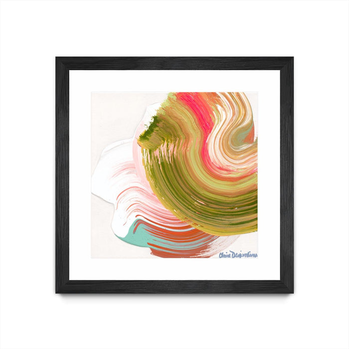 \"Night On The Town\" Matted and Framed Black 36x36 Wall Art