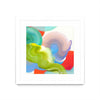 \"Vav 05\" Matted and Framed White 36x36 Wall Art