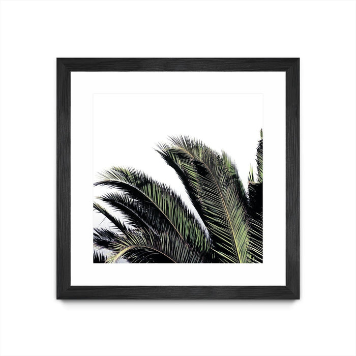 \"Cape Storm\" Matted and Framed Black 30x30 Wall Art